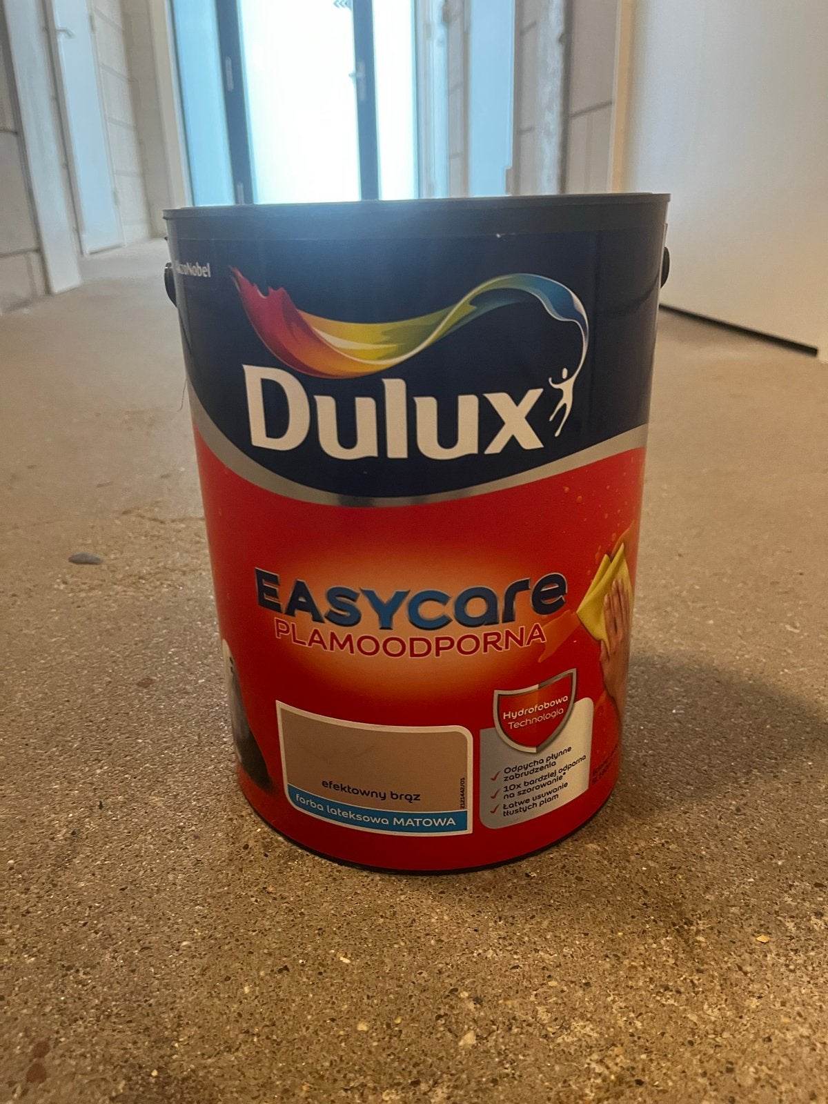 Dulux EasyCare Muurverf - Effectief Bruin, 5L, Doe-het-zelf en Verbouw, Verf, Beits en Lak, Ophalen, Bruin, 5 tot 10 liter, Nieuw