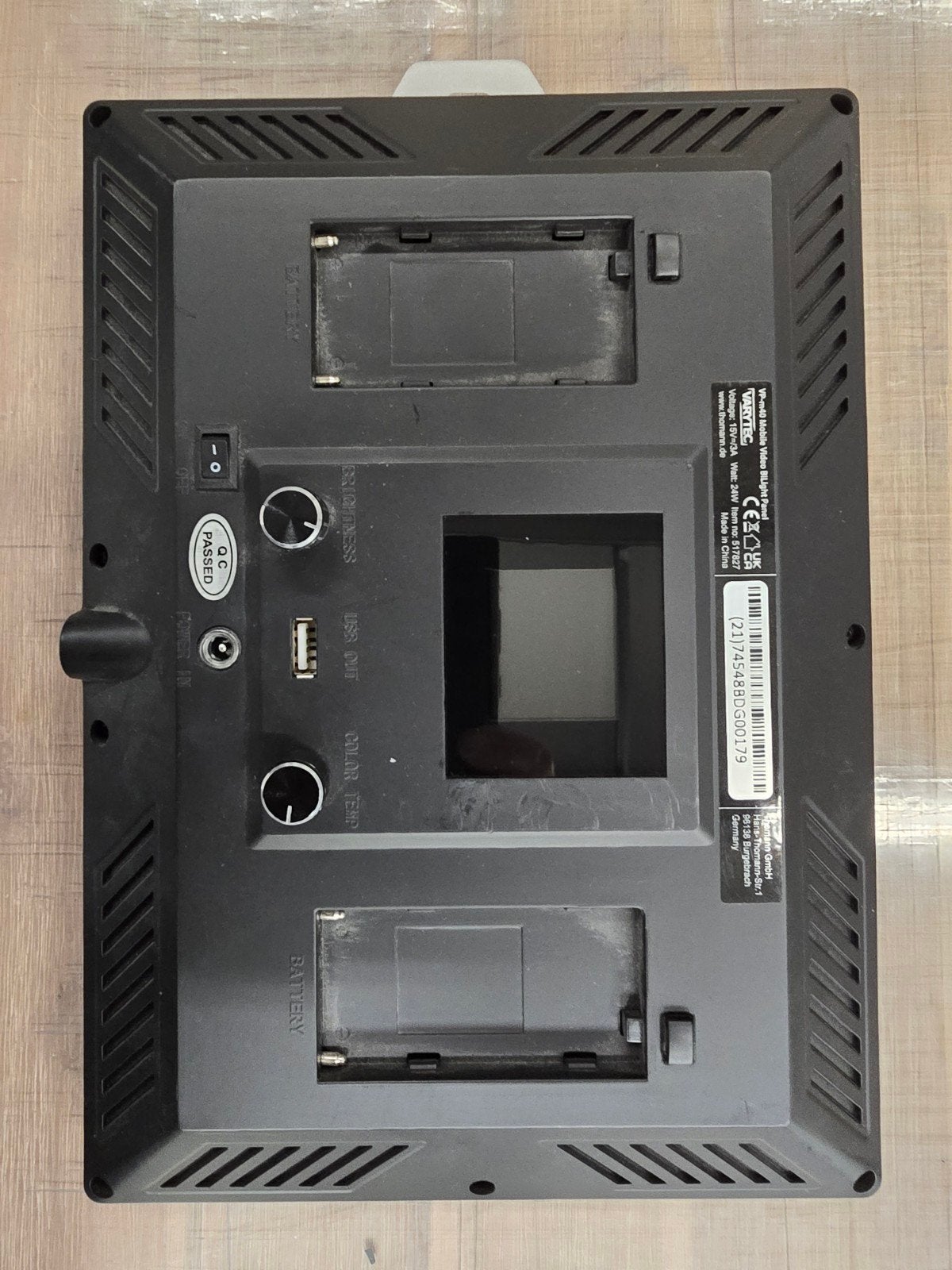 Micplus LE-720B LED Videolamp met Barndoors, Ophalen of Verzenden, Zo goed als nieuw