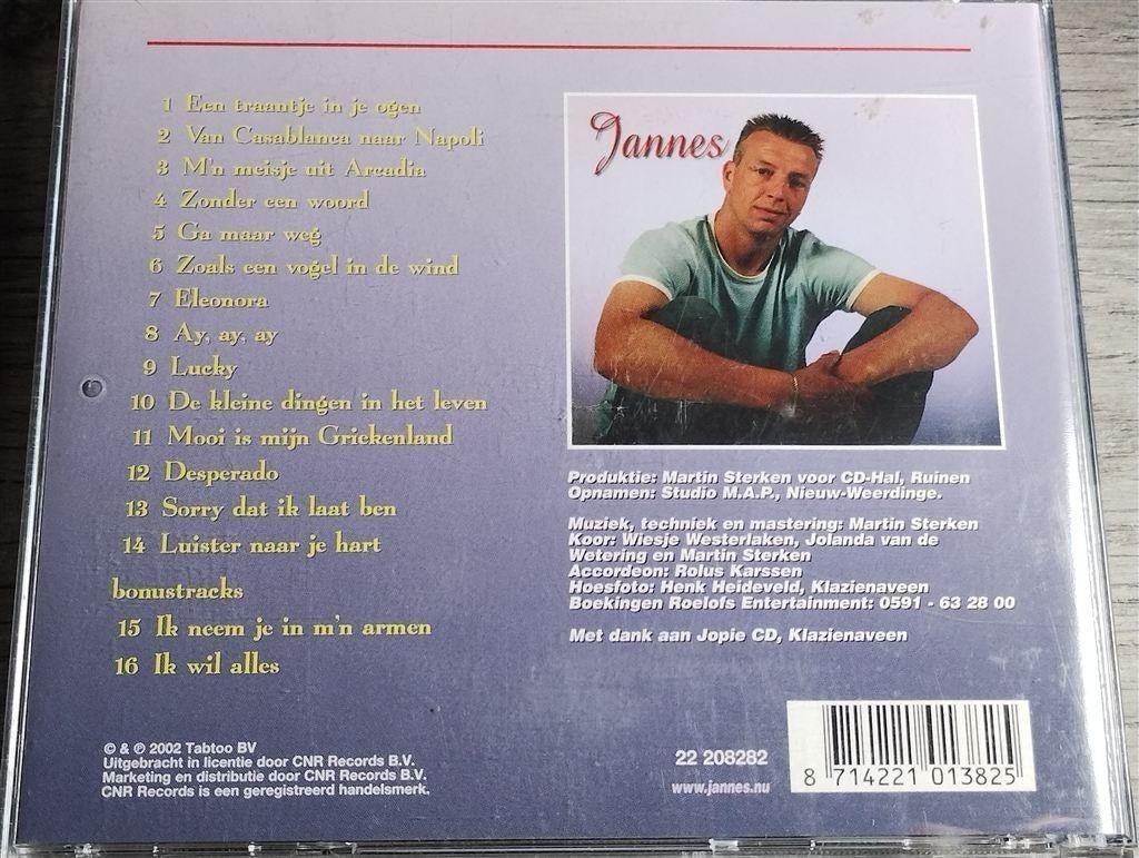 Jannes ‎– Van Casablanca Naar Napoli, Ophalen of Verzenden, Zo goed als nieuw, Levenslied of Smartlap