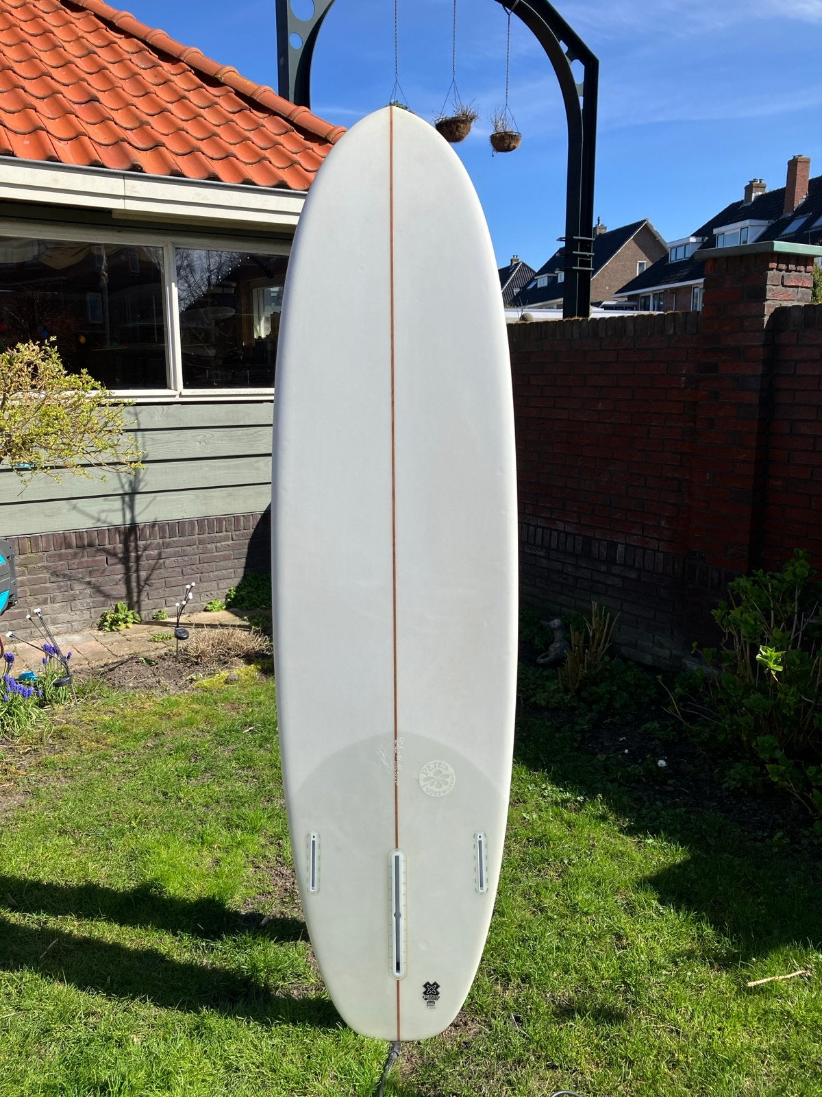 Pete's Surfboards 6'11 Displacement Hull - Zo goed als nieuw, Ophalen, Zo goed als nieuw, Overige typen, Met vinnen