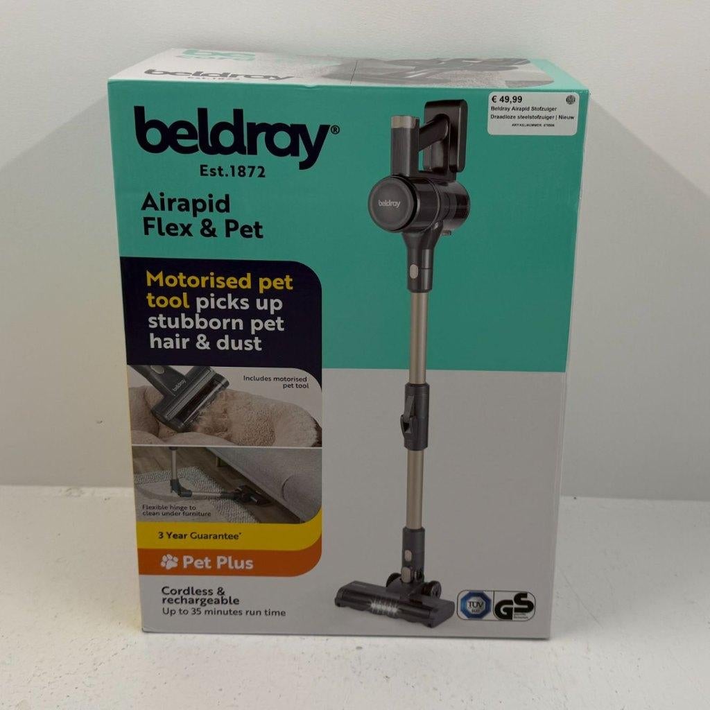 Beldray Airapid Stofzuiger Draadloze steelstofzuiger | Nieuw, Witgoed en Apparatuur, Stofzuigers, Dordrecht@usedproducts.nl, Toulonselaan 72