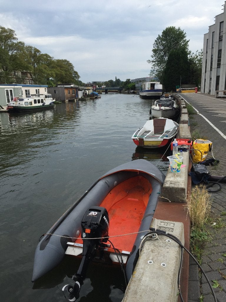 RIB Hypalon Avon RIB met 20 pk Mercury 4 takt en trailer, Avon, Gebruikt, Anker, 2 m