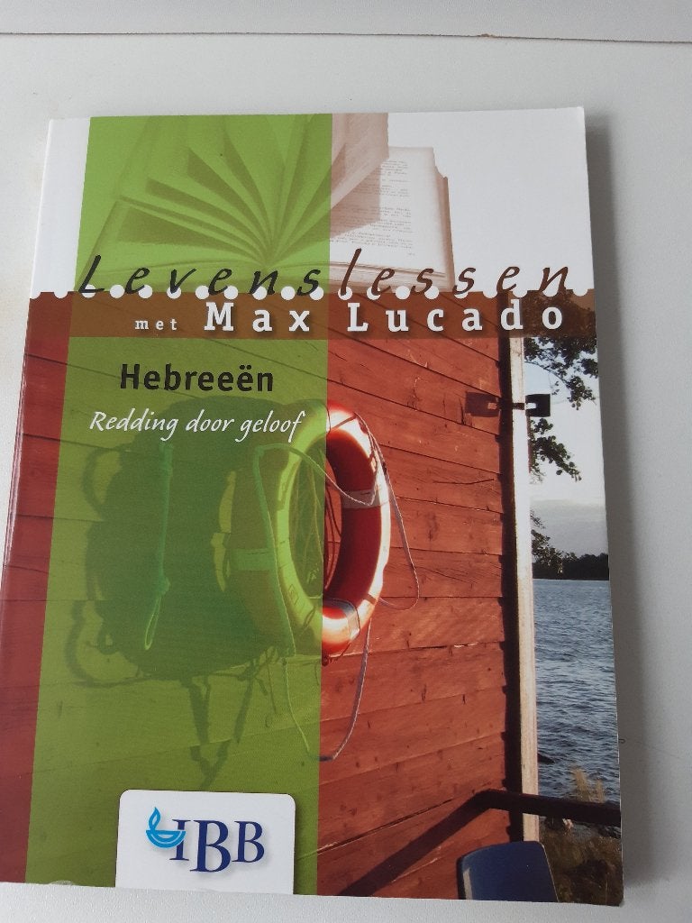 Max Lucado Levenslessen Hebreeën in nieuwstaat, Boeken, Ophalen of Verzenden, Zo goed als nieuw