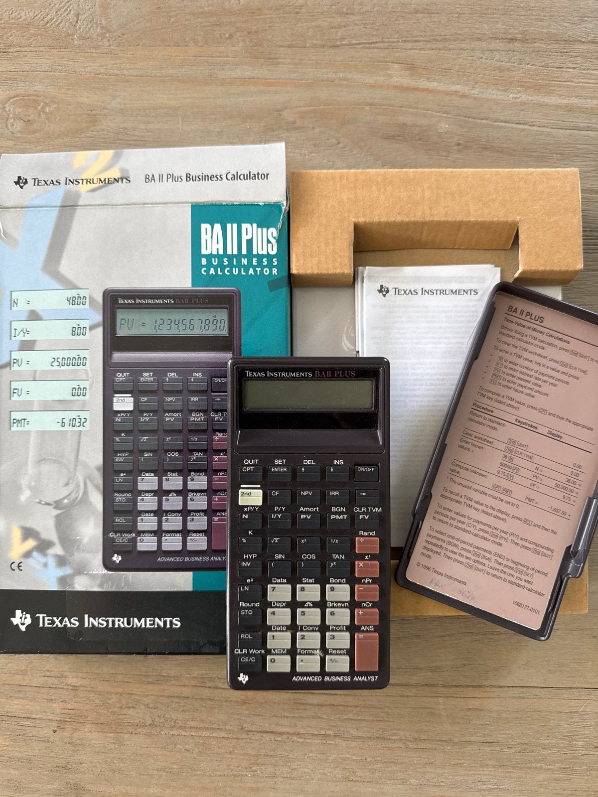 Texas instruments BA II Plus  financiële rekenmachine, Ophalen of Verzenden, Grafische rekenmachine, Gebruikt