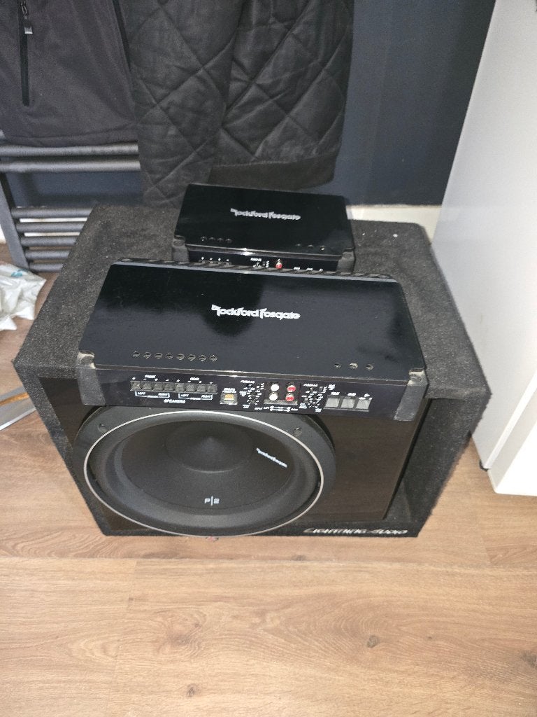 2 versterkers + subwoofer, Ophalen