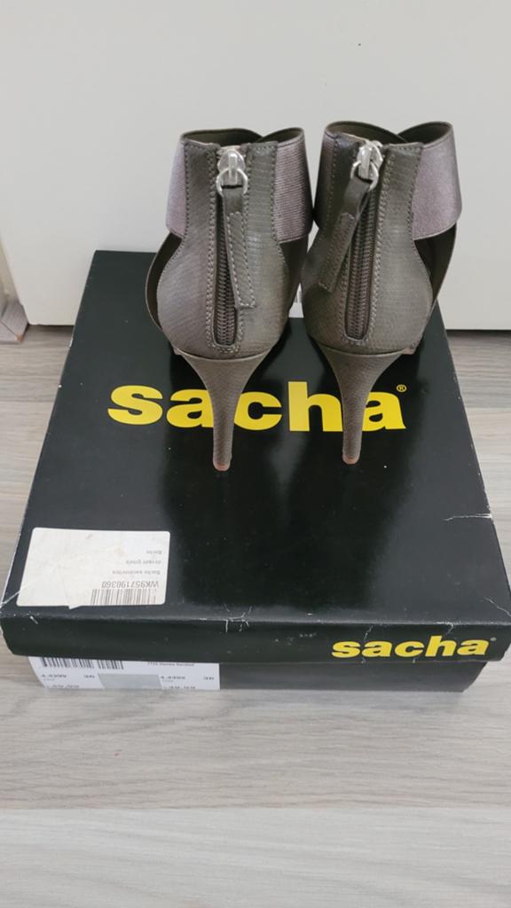 Sacha Sandalen met Hak - nieuw, Zo goed als nieuw, Sacha, Groen, Sandalen of Muiltjes