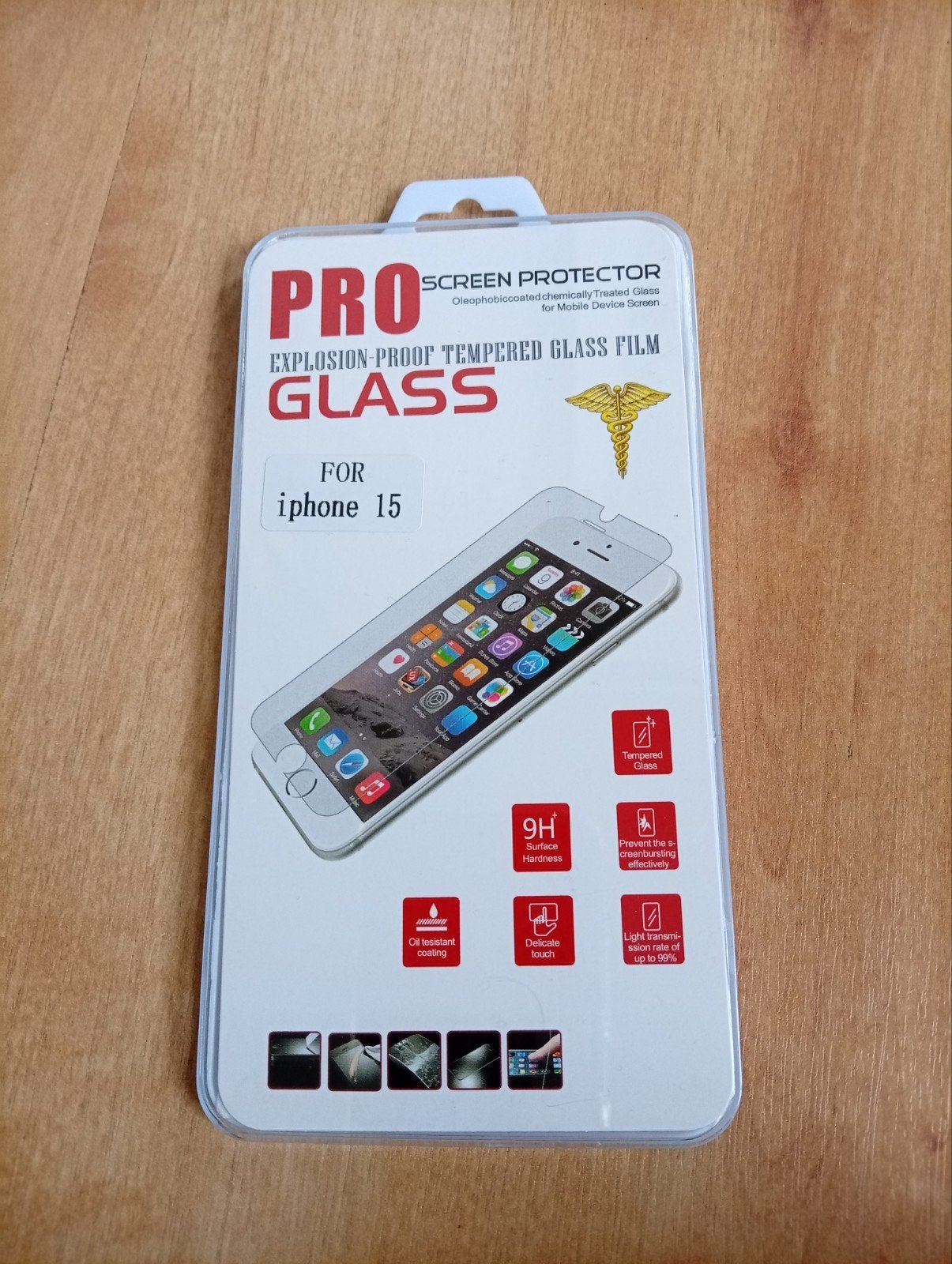 Glass protector iPhone 15 nieuw, Telecommunicatie, IPhone 15, Nieuw, Ophalen of Verzenden, Screenprotector