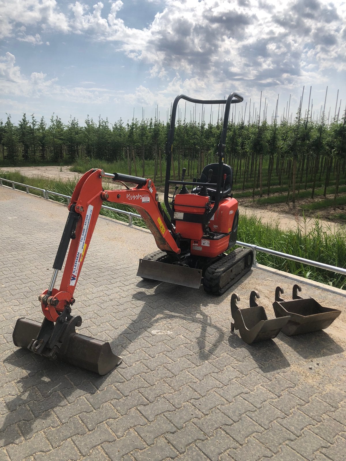 Kubota graafmachine 1000kg te koop!, Ophalen, Graafmachine