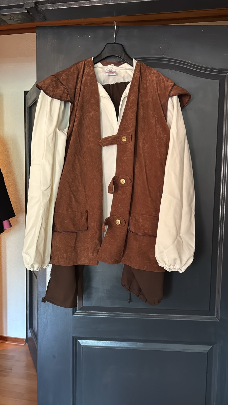 Middeleeuws Kostuum Man Maat 54 - Historische Kleding, Ophalen, Maat 52/54 (L), Zo goed als nieuw, Kleding