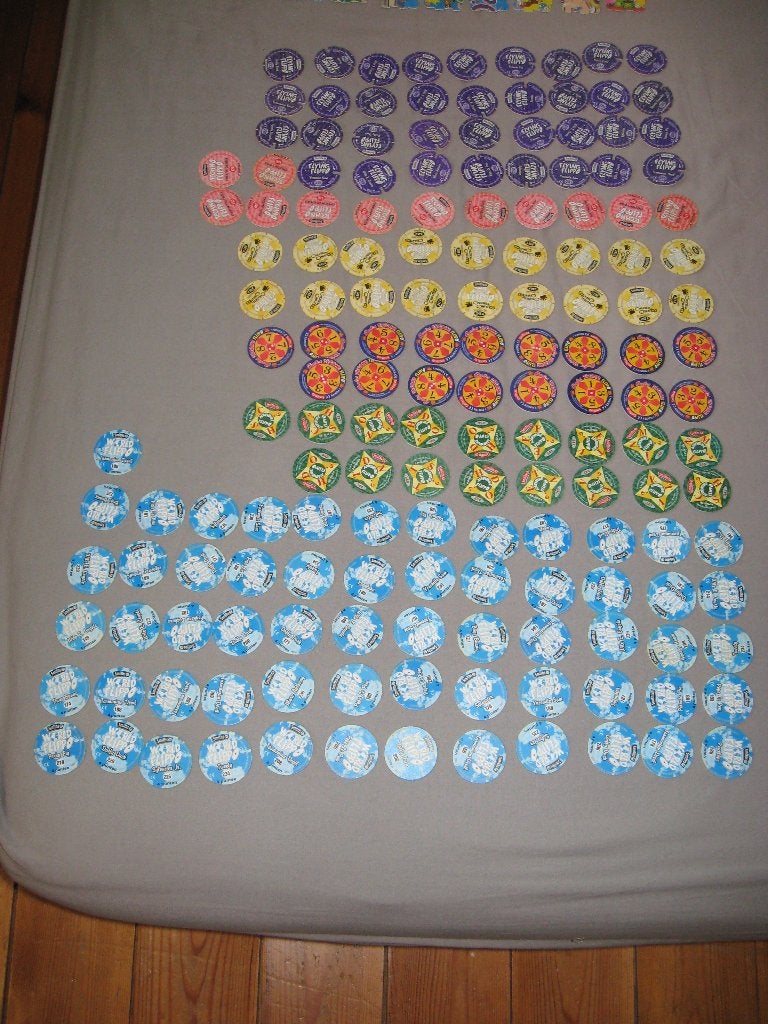 zakje met 214 meest nieuwstaat Smith Looney Tunes Flippo's, Verzamelen, Flippo's, Ophalen of Verzenden, Losse flippo's