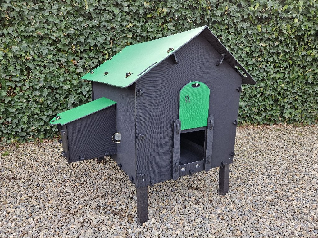 Kunststof hok Pluverdi | Kippenhok | Duurzame materialen, Dieren en Toebehoren, Ophalen of Verzenden, Nieuw, Kippenhok of Kippenren