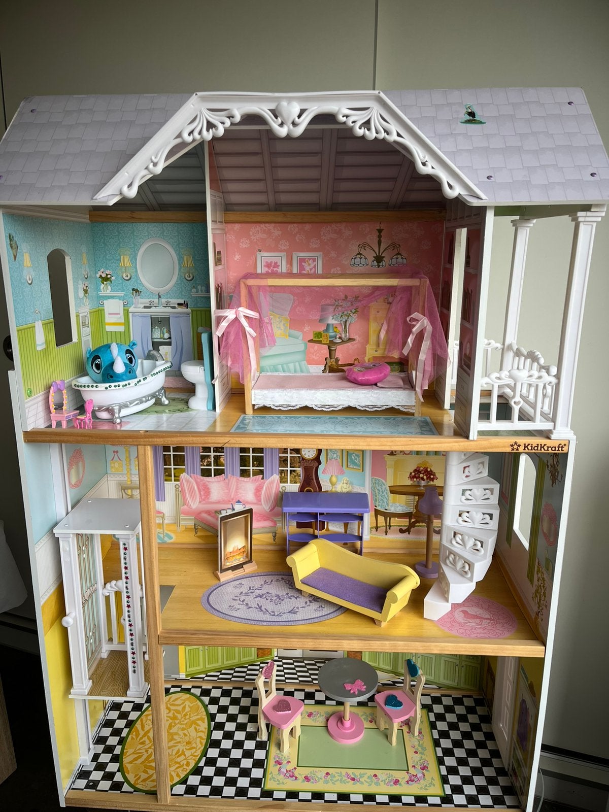 Poppenhuis, Ophalen of Verzenden, Zo goed als nieuw, Kunststof, Overige typen