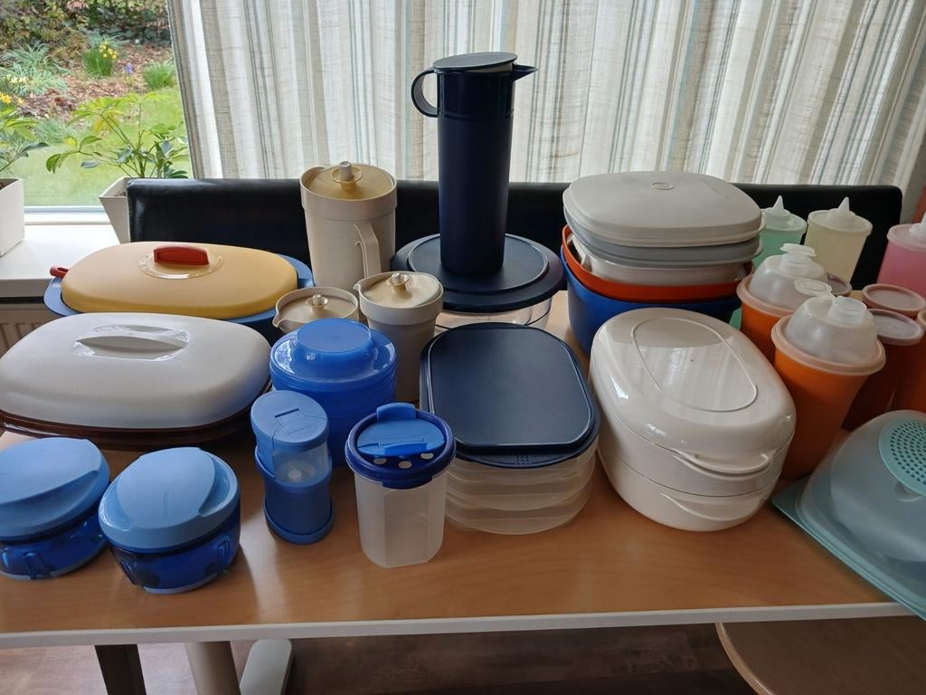 Diverse Tupperware artikelen - Bakken, bekers, schalen, Ophalen of Verzenden, Gebruikt, Geel, Overige typen