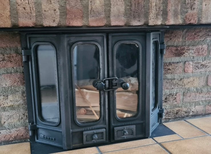 Open haard, Huis en Inrichting, Haarden, Ophalen, Gebruikt, Inbouwhaard, Houthaard