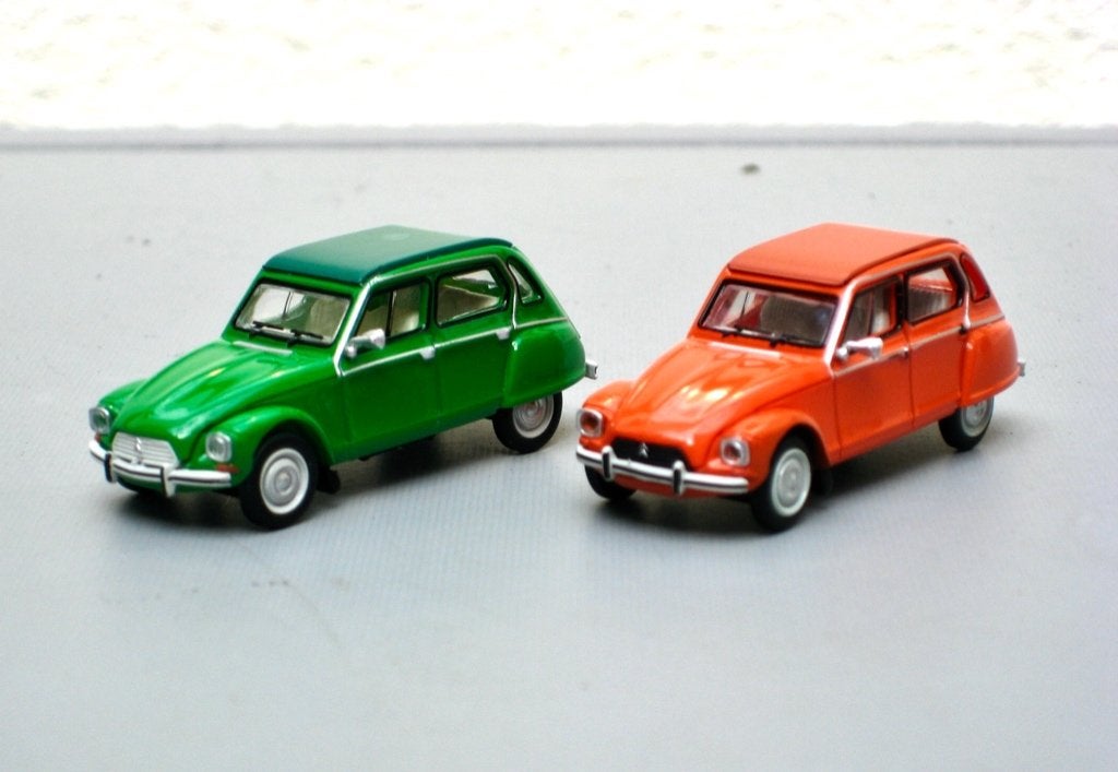 Citroen Dyane 6 groen of oranje Brekina 1:87, Ophalen of Verzenden, Nieuw, Auto, Brekina