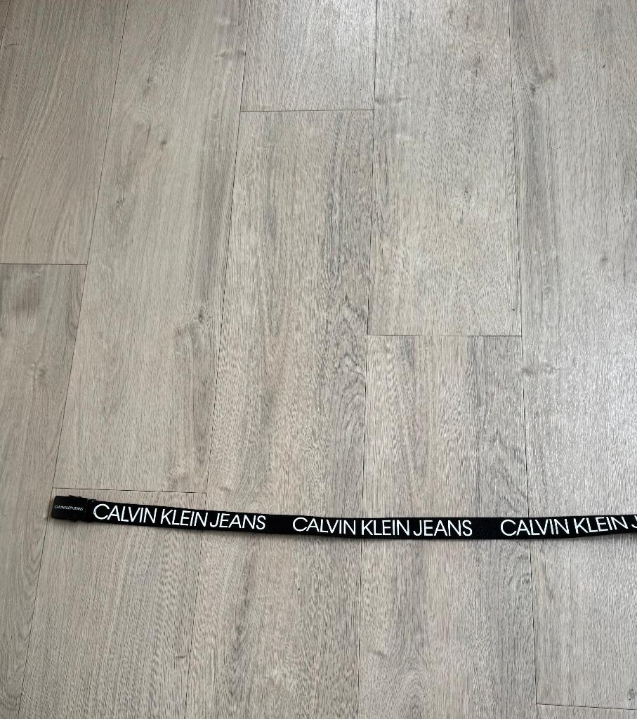 Calvin Klein riem verstelbaar zwart netjes DX, 80 tot 90 cm, 3 tot 5 cm, Zwart, Tailleriem