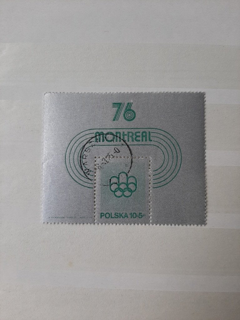 Polen 1976, Montreal Olympische spelen, Ophalen of Verzenden, Polen, Gestempeld