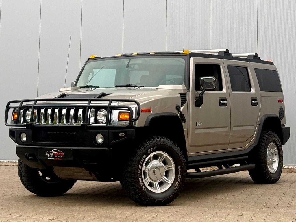 Hummer H2 6.0 V8 Y 2004 FullOption, Auto's, Hummer, Gebruikt, 2980 kg, 3000 kg, Origineel Nederlands