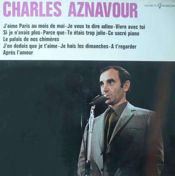 LP Charles Aznavour - Charles Aznavour 1966 Vinyl Elpee, Ophalen of Verzenden, 1960 - 1969, Zo goed als nieuw, 12 inch