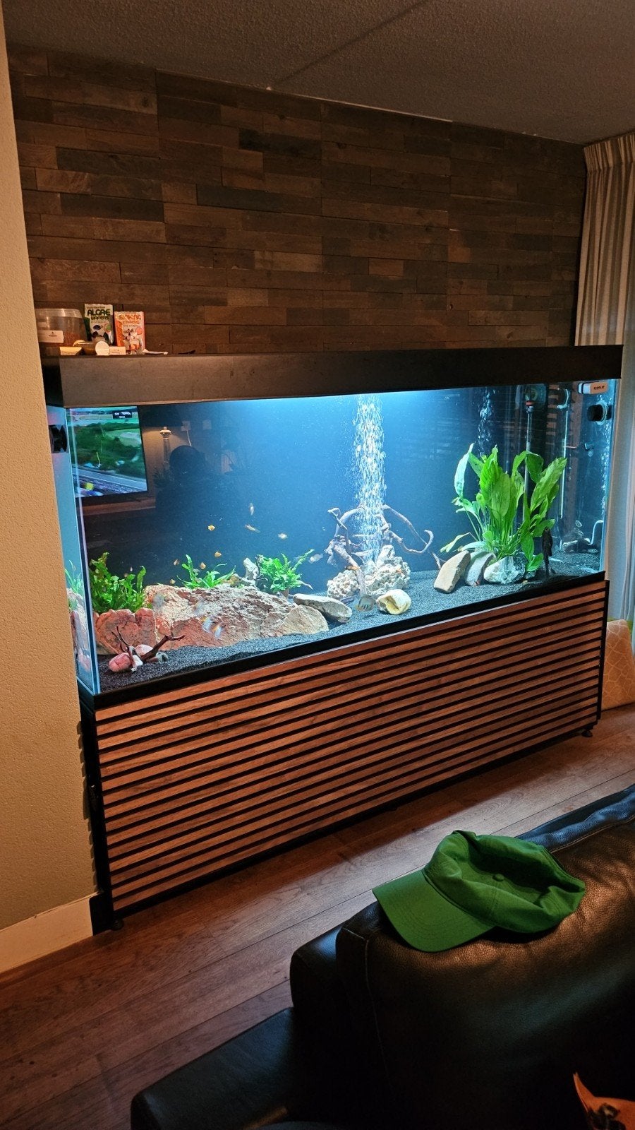 Aquarium 1000liter, Ophalen, Leeg aquarium