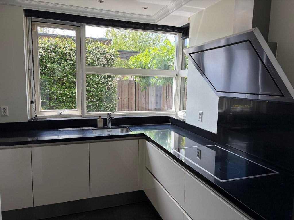 Complete SieMatic keuken met Miele inbouwapparatuur, Huis en Inrichting, Ophalen, Gebruikt, Wit, Hoekkeuken