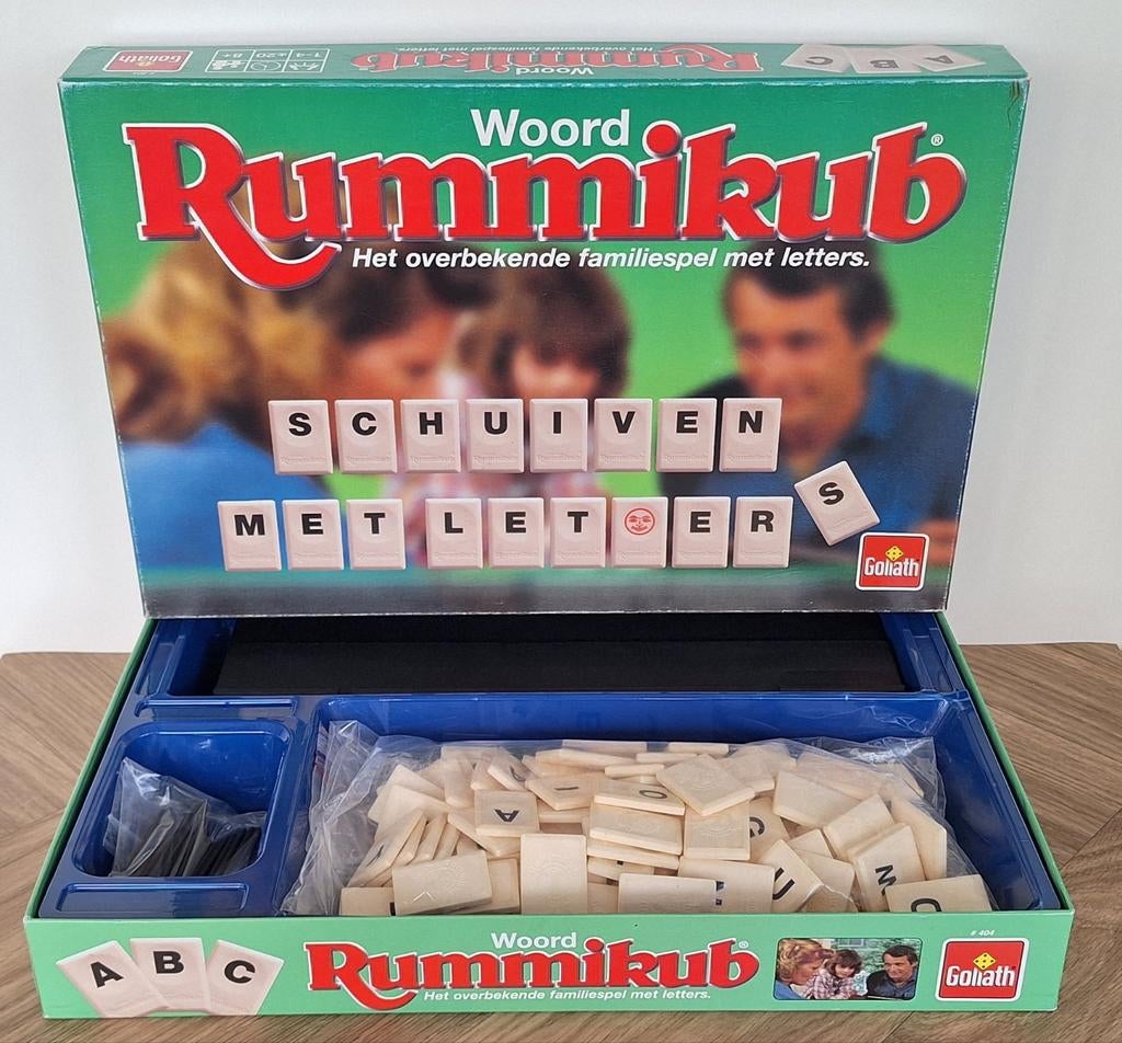 Woord Rummikub izgst 1995, Hobby en Vrije tijd, Gezelschapsspellen | Bordspellen, Een of twee spelers, Ophalen of Verzenden, Gebruikt