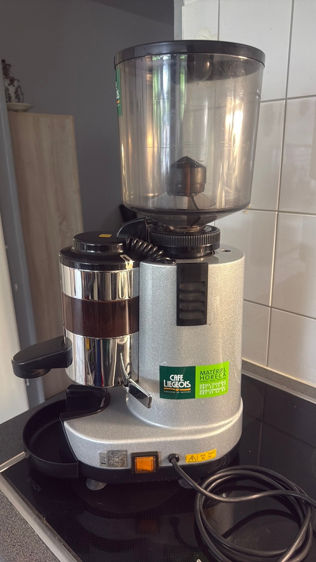 Professionele Rossi RR45 koffiemolen, Ophalen of Verzenden, Zo goed als nieuw, Overige merken, Koffiemolen