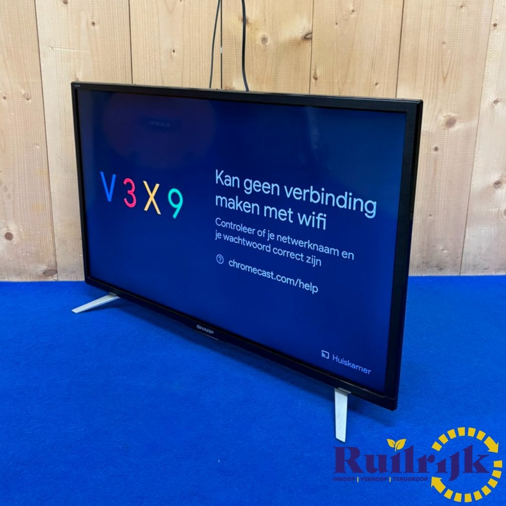 SHARP LCD 32 inch Televisie LC-32CHF5112E met Chromecast, Sharp, Zo goed als nieuw, https://global.sharp/contact/, 1 Takumi-cho, Sakai-ku, Sakai City, Osaka 590-8522, Japan