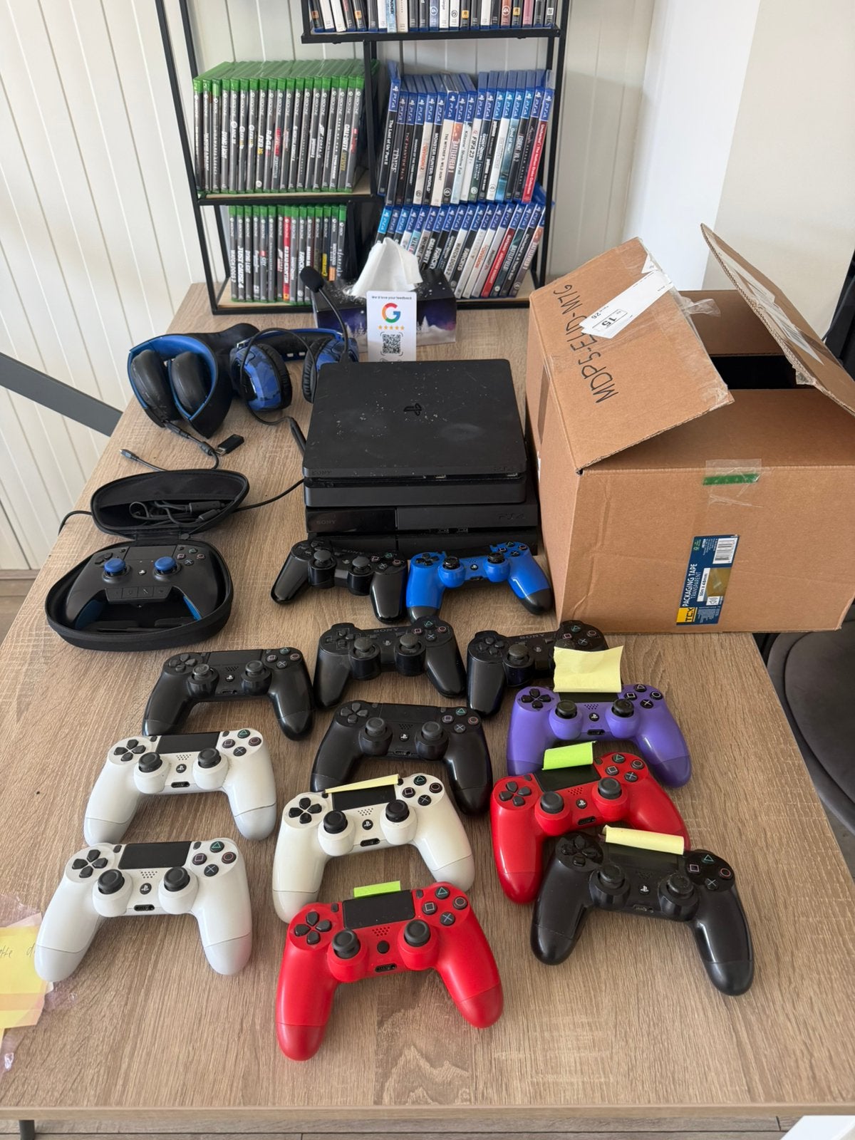 Partij defect! PlayStation 4, ps4 pro, ps4 slim, controller, Spelcomputers en Games, Spelcomputers | Sony PlayStation 4, Met 2 controllers