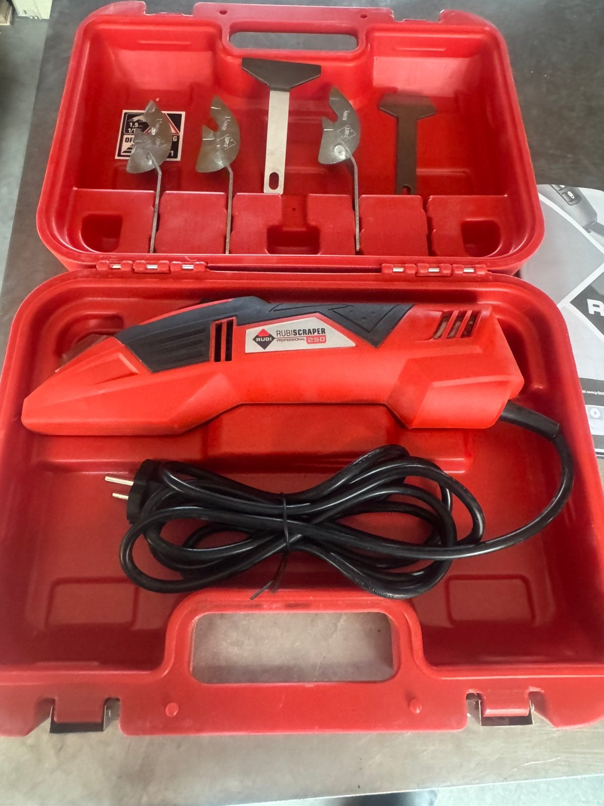 Rubi Scraper 250 elektrische voegenkrabber, Ophalen of Verzenden, Zo goed als nieuw, Elektrisch