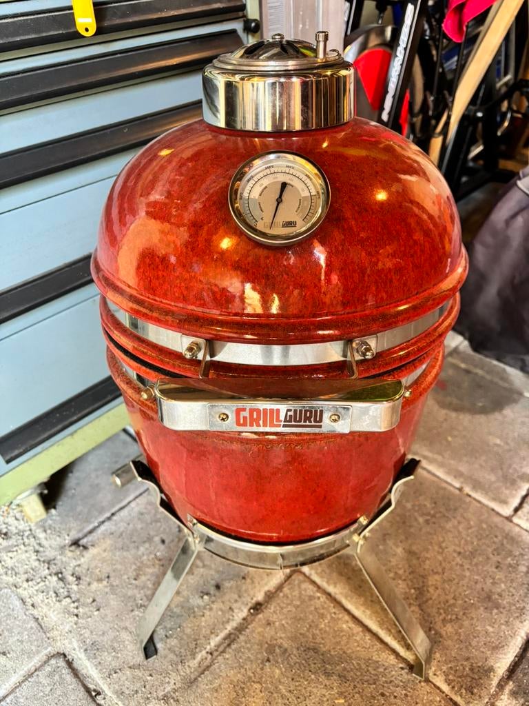 GrillGuru Elite junior, Tuin en Terras, Houtskoolbarbecues, Ophalen, Zo goed als nieuw