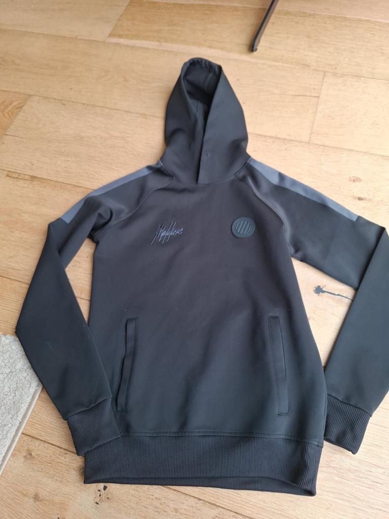 Malelions hoodie zwart - Zo goed als nieuw, Kinderen en Baby's, Kinderkleding | Maat 170, Malelions, Jongen of Meisje, Trui of Vest