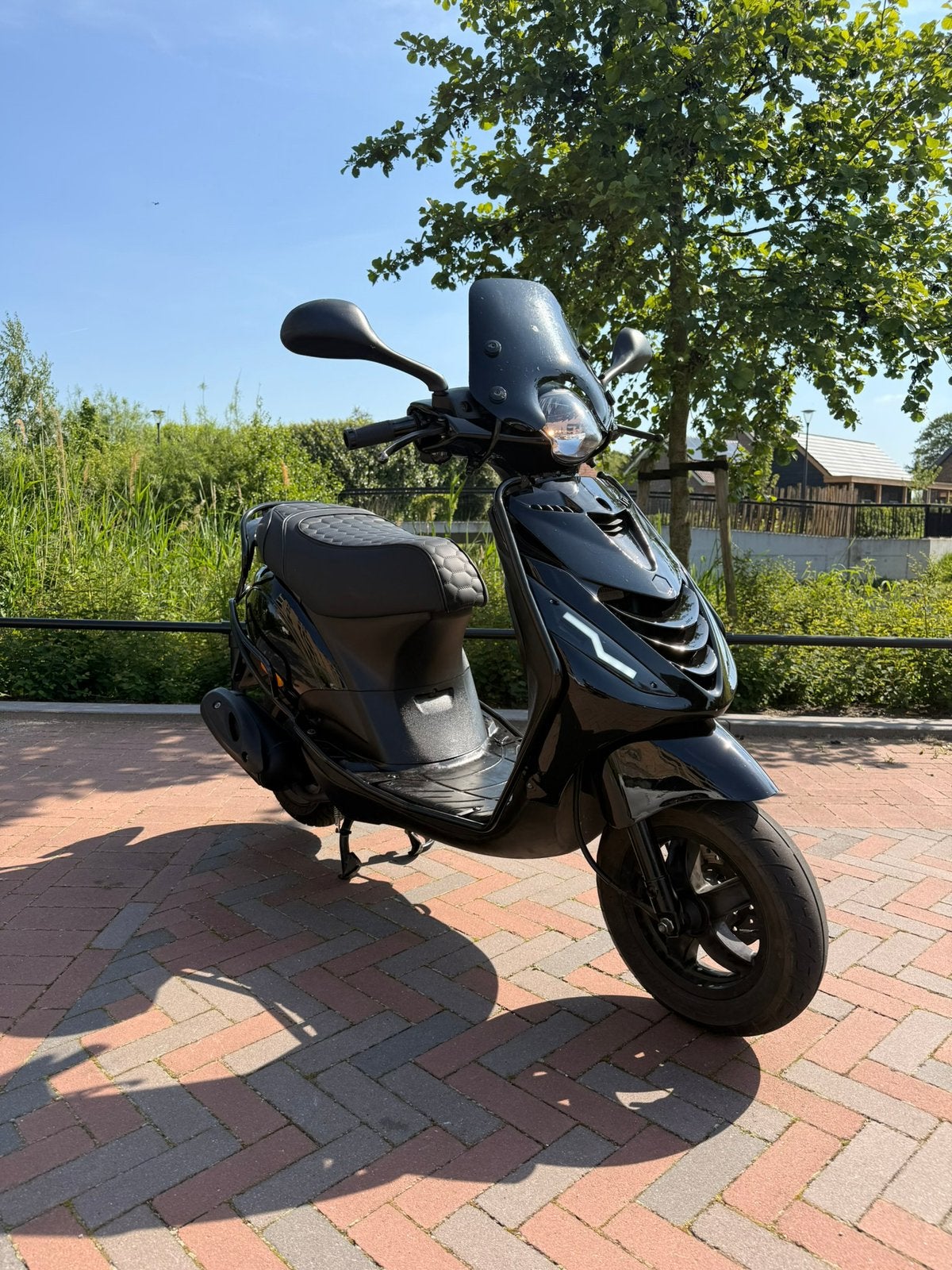Piaggio Zip 2018 4T Custom, Fietsen en Brommers, Scooters | Piaggio, Nieuw, Zip, Maximaal 25 km/u, Benzine, Ophalen
