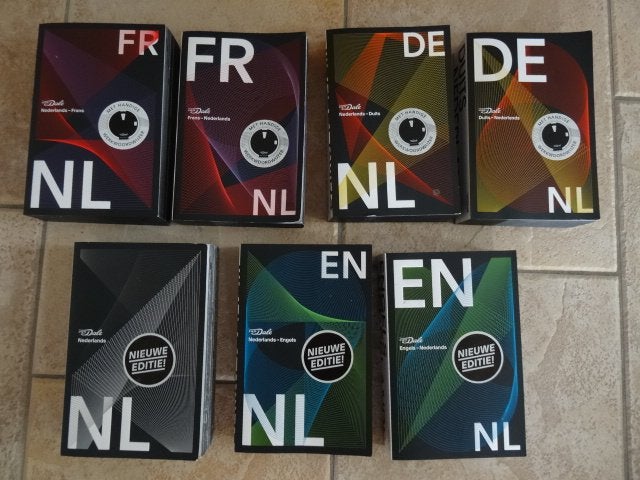 Engels; Frans; Duits; Nederlands, woordenboeken Van Dale, Boeken, Woordenboeken, Ophalen of Verzenden, Zo goed als nieuw, Van Dale