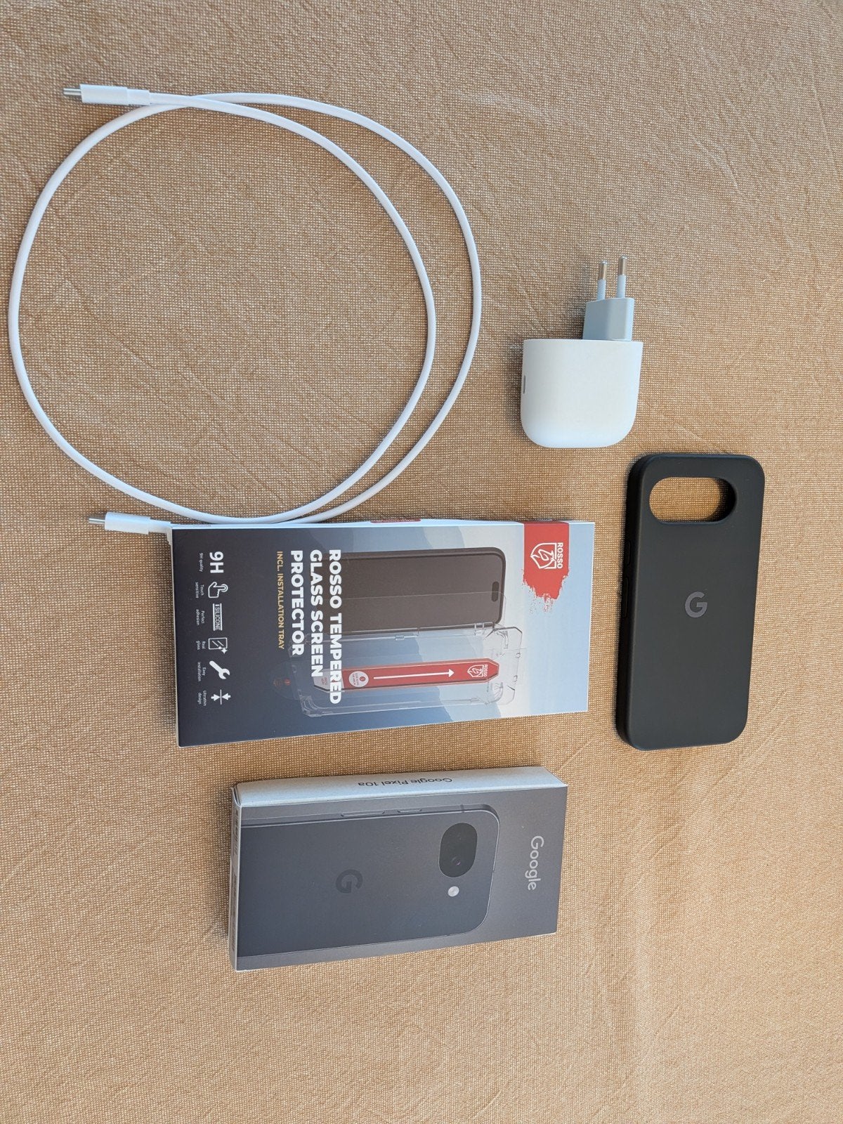 Google Pixel 10A Zwart 128GB met accessoires (nieuw), Overige modellen, Nieuw, Ophalen of Verzenden, Zonder abonnement
