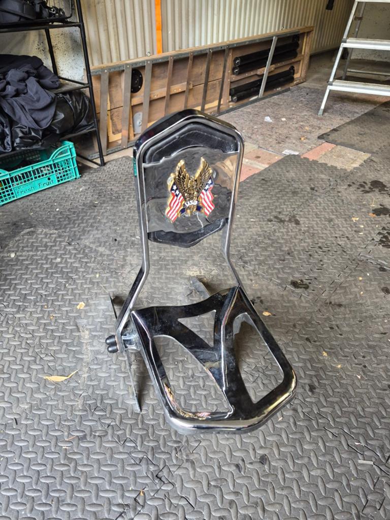 Yamaha Dragstar sissybar+tas, Ophalen of Verzenden, Gebruikt