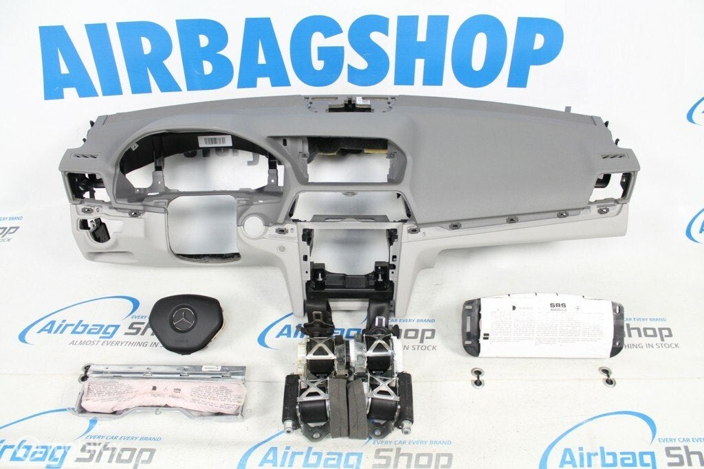 Airbag set - Dashboard Mercedes E klasse W207 wit grijs sp, Auto-onderdelen