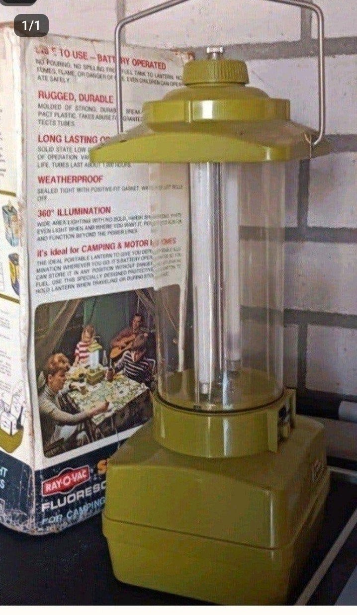campeer lamp Ray o vac vintage, Ophalen of Verzenden