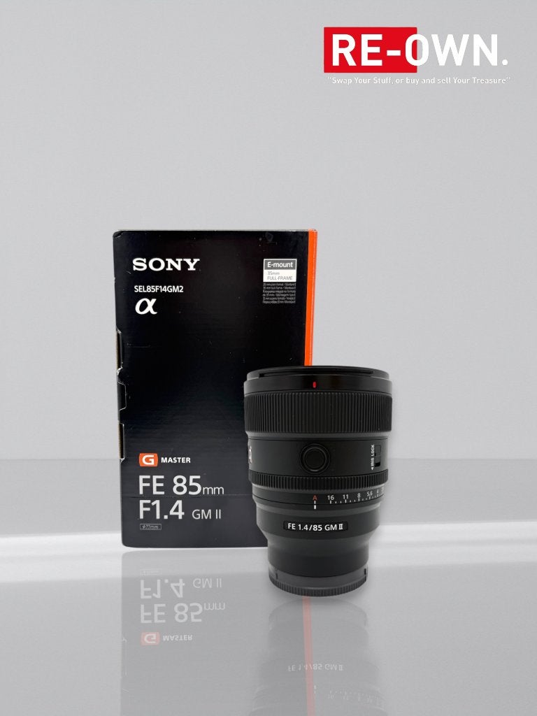 Sony FE 85mm F/1.4 GM II (nieuwstaat + doos + garantie), Sony E-mount, Autofocus, 85 mm, Sony