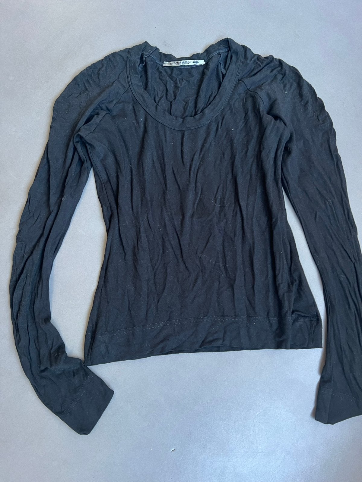 Zwart Cora Kemperman shirt met lange mouwen, Kleding | Dames, Maat 38/40 (M), Zwart, Ophalen of Verzenden, Lange mouw