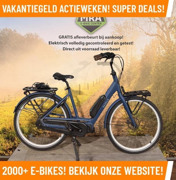 Gazelle Bloom Elektrische fiets met midden motor EBIKES!, Fietsen en Brommers, Elektrische fietsen, Zo goed als nieuw, Gazelle