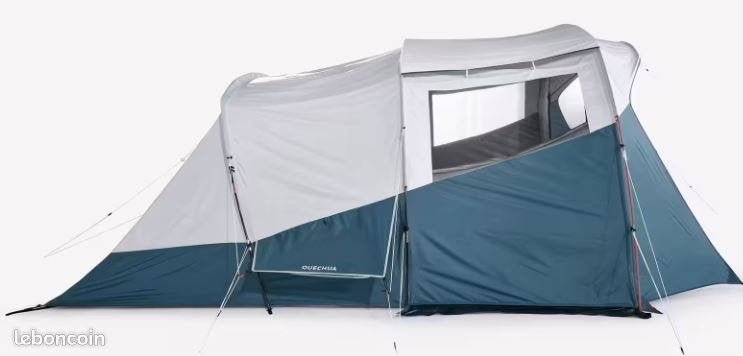 QUECHUA Tent Arpenaz 5.2 Fresh & Black 5 personen, Caravans en Kamperen, Tenten, Ophalen, Zo goed als nieuw, Tot en met 5