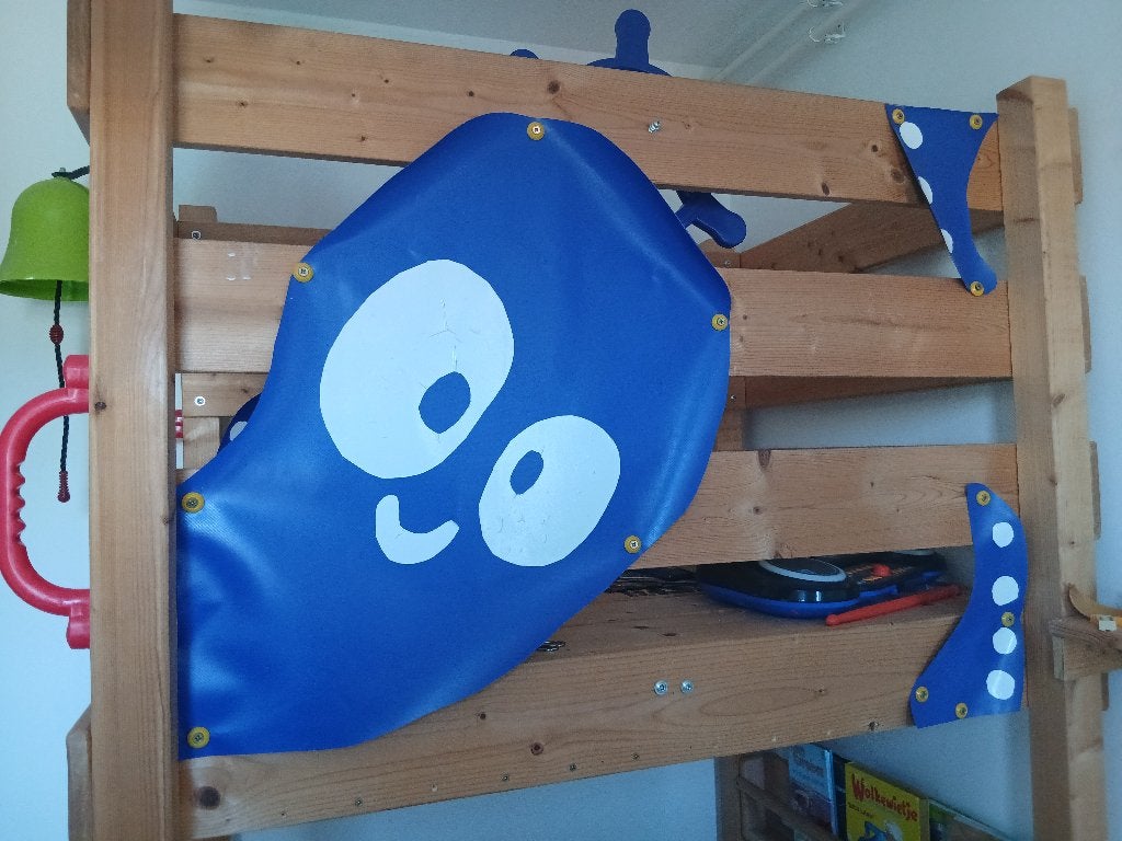 Hoogslaper Wickey Crazy Octopus, Ophalen, Gebruikt, Eenpersoons, 200 cm