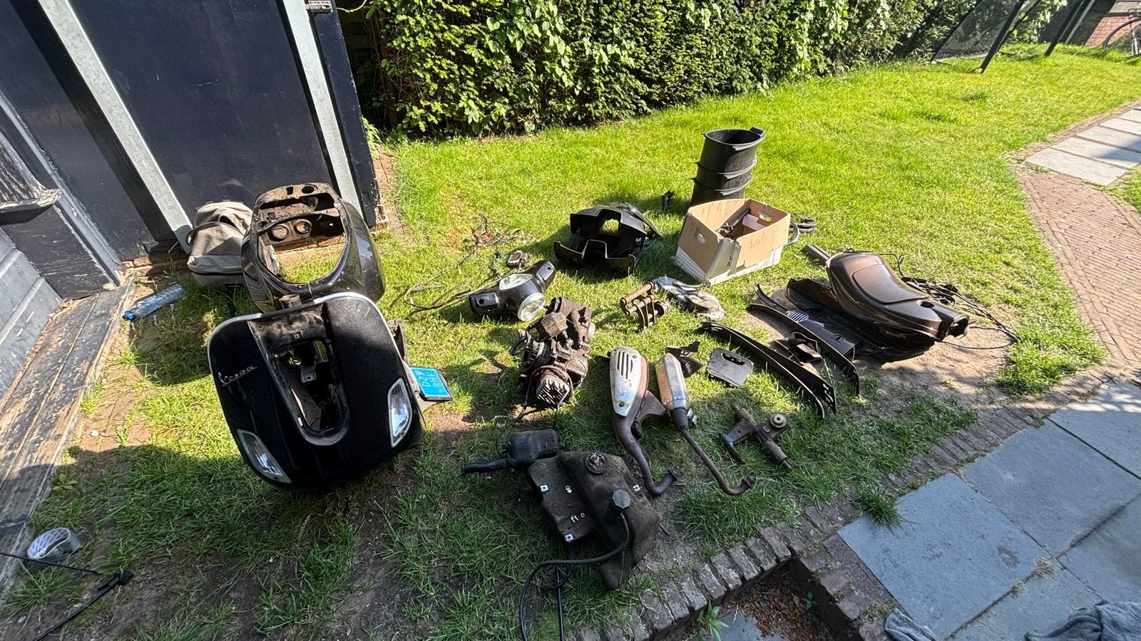 Grote partij piaggio spullen te koop, Ophalen, Gebruikt, Overige typen, Piaggio
