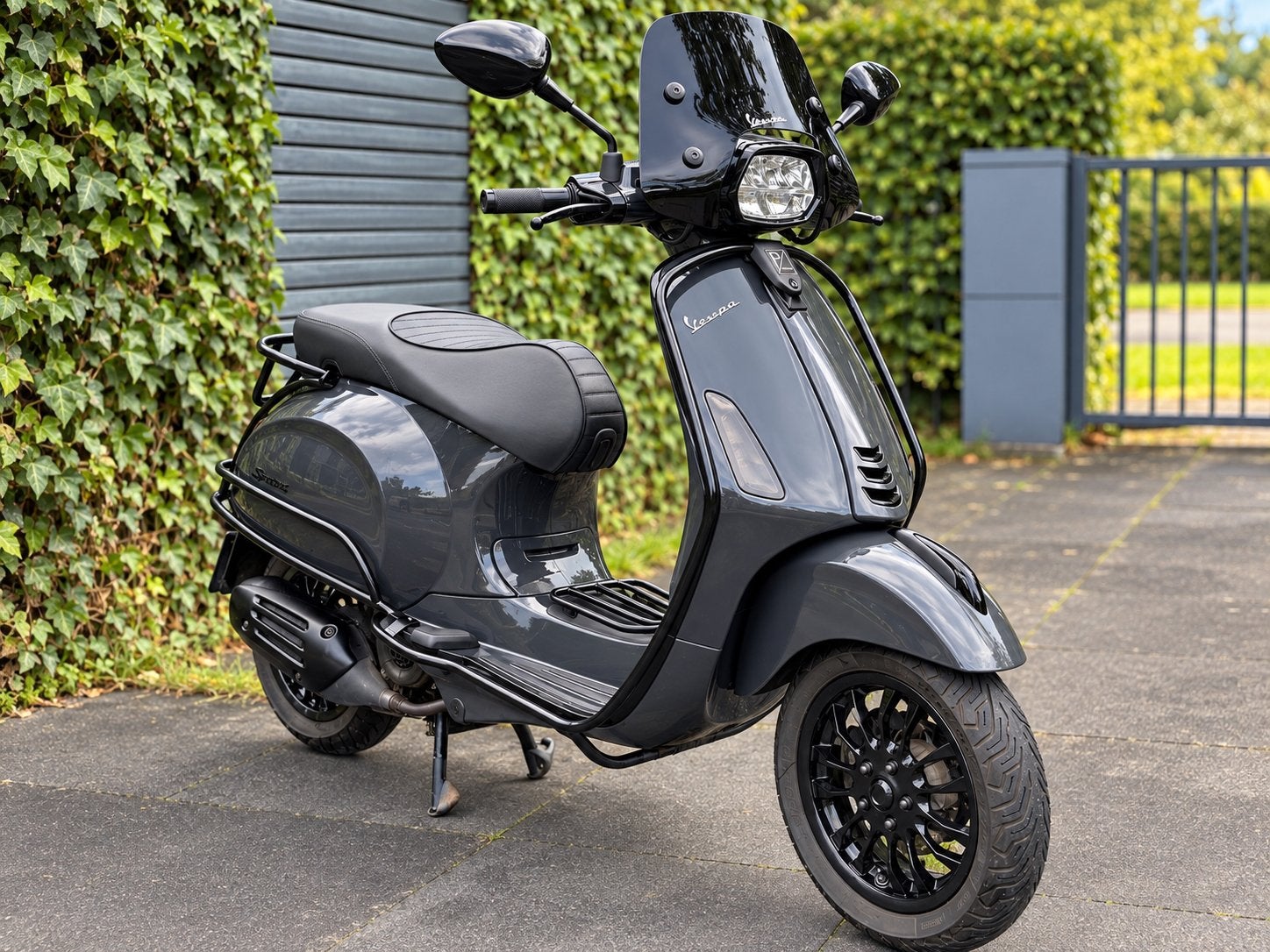 Vespa Sprint 2019 iGet - Schiefer Grau, Fietsen en Brommers, Gebruikt, Overige modellen, Ophalen of Verzenden, Benzine
