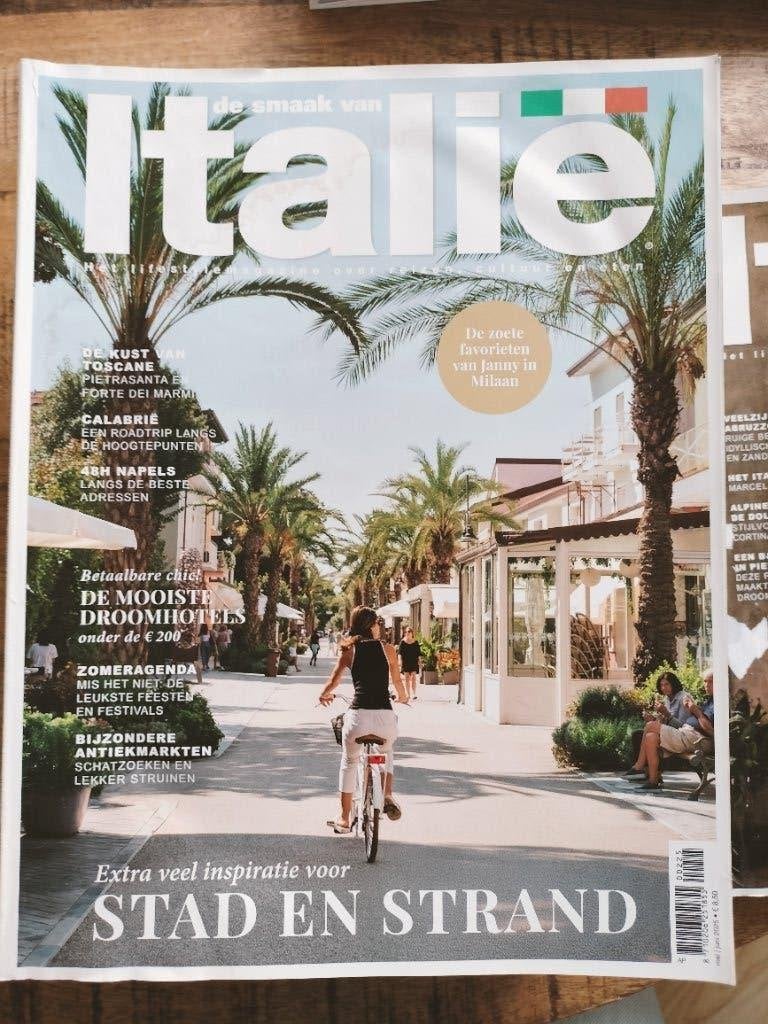 Italië tijdschriften de smaak van Italië/Italië magazine, Verzenden, Zo goed als nieuw, Sport en Vrije tijd