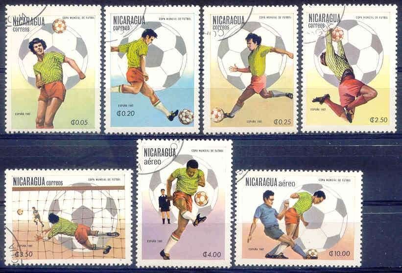Nicaraqua 1982 M2238-2244 gest., Ophalen of Verzenden, Gestempeld, Midden-Amerika