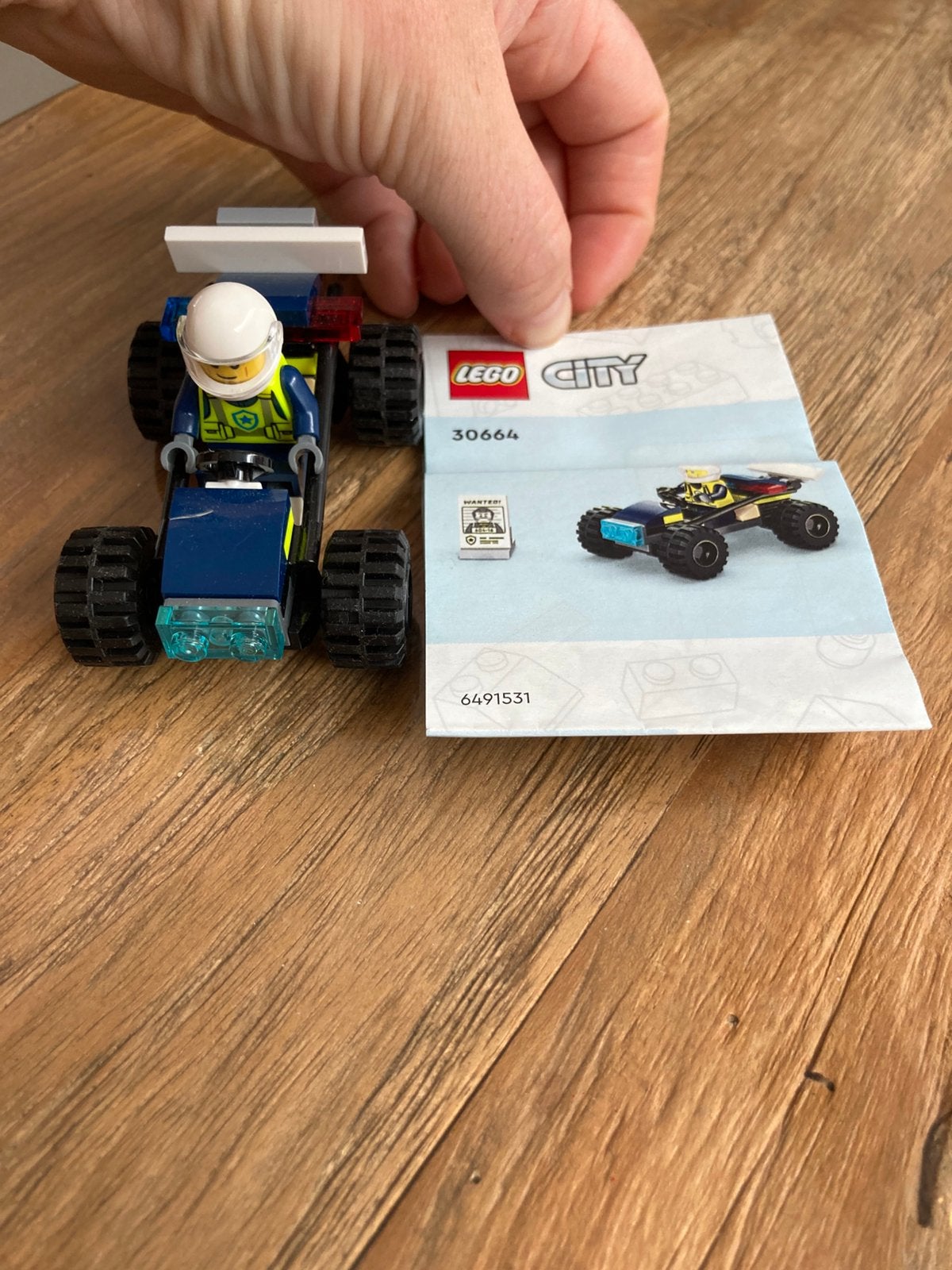 LEGO City - Police Off-Road Buggy Polybag 30664, Ophalen of Verzenden, Zo goed als nieuw