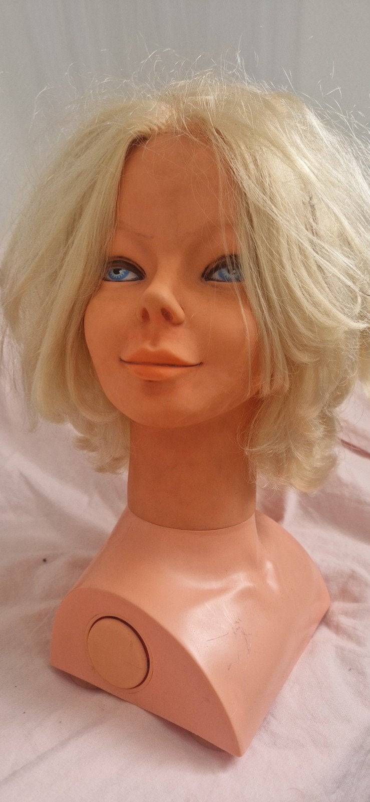 Vintage Girls' World Kap- en Make-up Hoofd, Kinderen en Baby's, Speelgoed | Poppen, Ophalen of Verzenden, Gebruikt, Overige typen