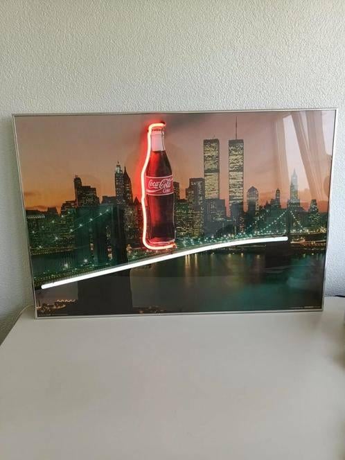 Lichtreclame Coca-Cola uniek originele twin towers, Verzamelen, Ophalen, Gebruikt, Gebruiksvoorwerp, Nvt